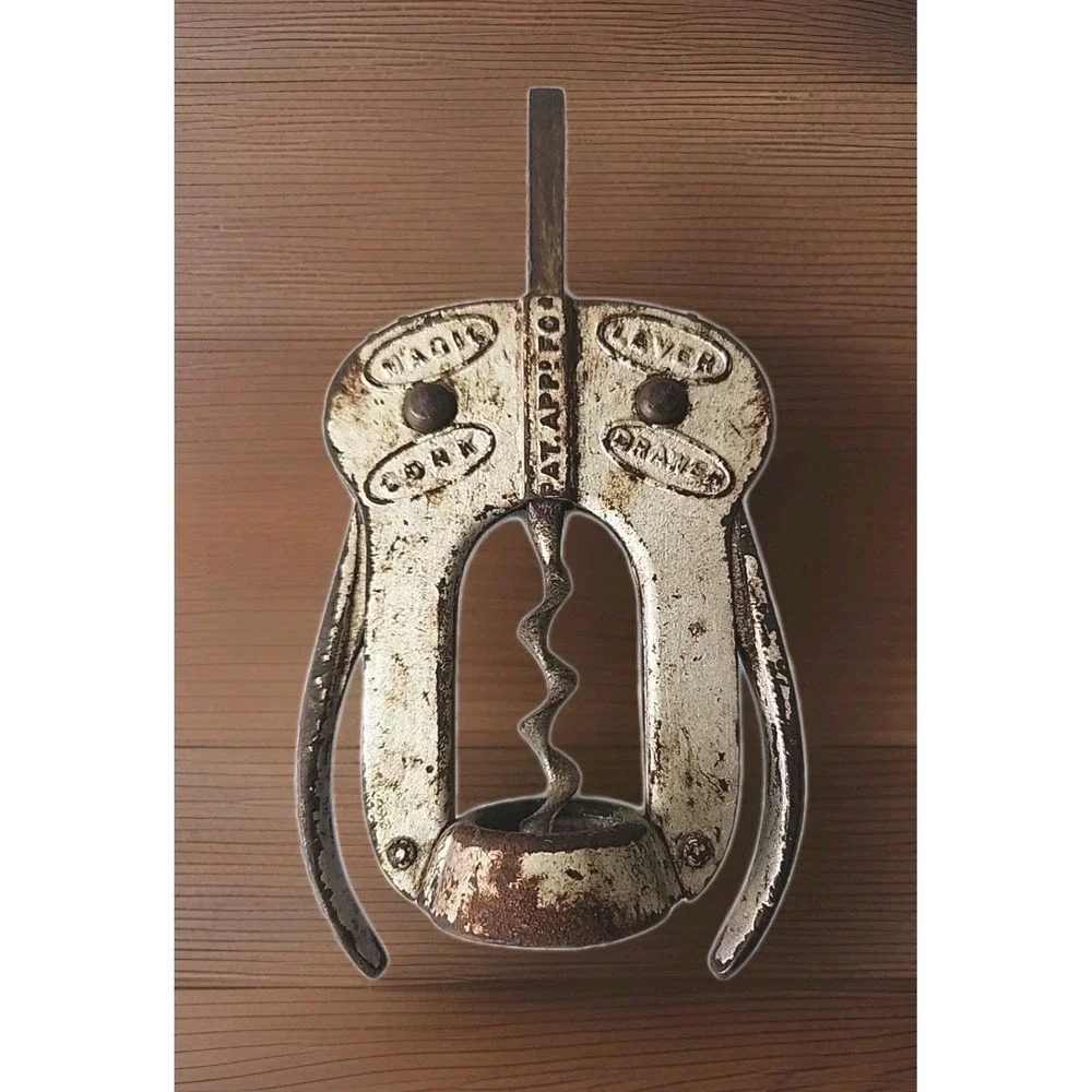Antique Corkscrew Magic Lever Cork Drawer 